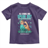 Sexual Assault Awareness Toddler T Shirt Be Strong And Speak Out Against Sexual Violence