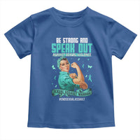 Sexual Assault Awareness Toddler T Shirt Be Strong And Speak Out Against Sexual Violence