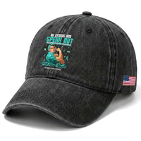 Sexual Assault Awareness Washed Cotton Baseball Cap Be Strong And Speak Out Against Sexual Violence