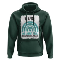 Sexual Assault Awareness Hoodie In April We Wear Teal Ribbon