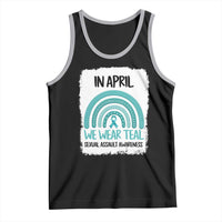 Sexual Assault Awareness Tank Top In April We Wear Teal Ribbon