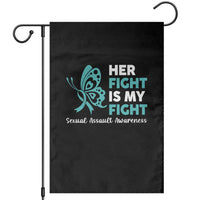 Sexual Assault Awareness Garden Flag Her Fight is My Fight