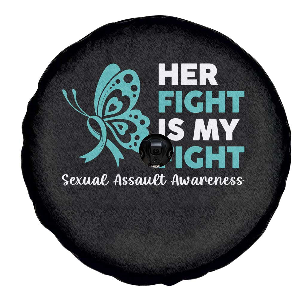 Sexual Assault Awareness Spare Tire Cover Her Fight is My Fight