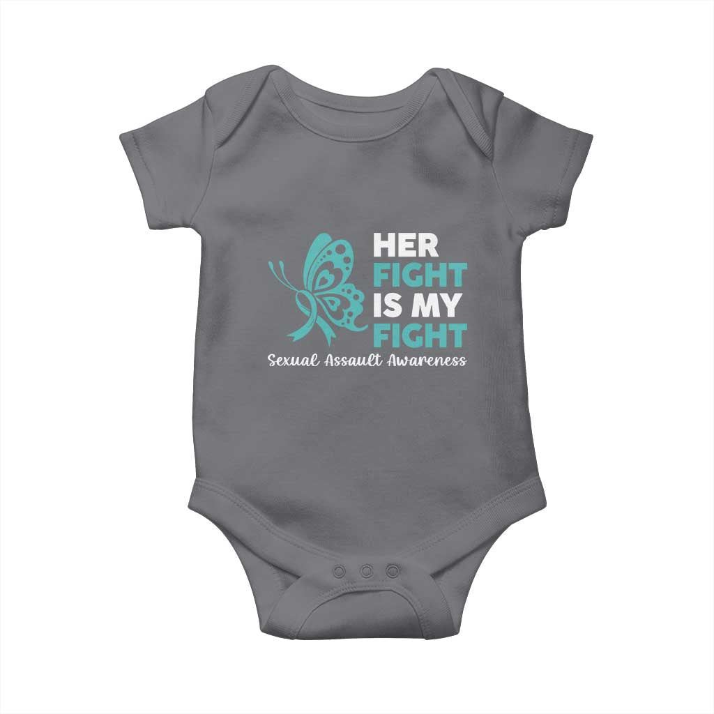 Sexual Assault Awareness Baby Onesie Her Fight is My Fight