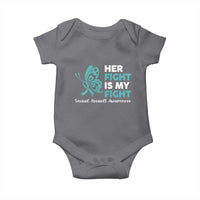 Sexual Assault Awareness Baby Onesie Her Fight is My Fight