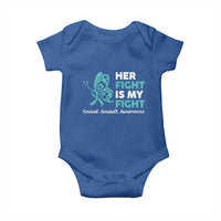 Sexual Assault Awareness Baby Onesie Her Fight is My Fight
