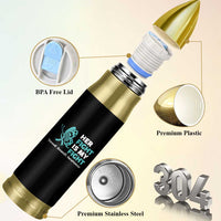 Sexual Assault Awareness Bullet Tumbler Her Fight is My Fight