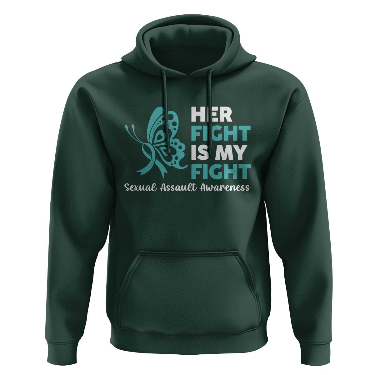 Sexual Assault Awareness Hoodie Her Fight is My Fight