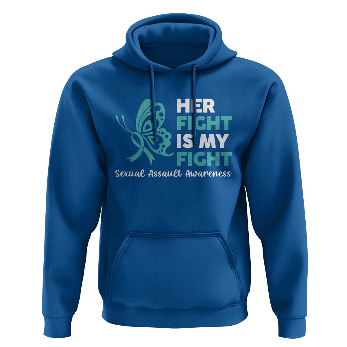 Sexual Assault Awareness Hoodie Her Fight is My Fight