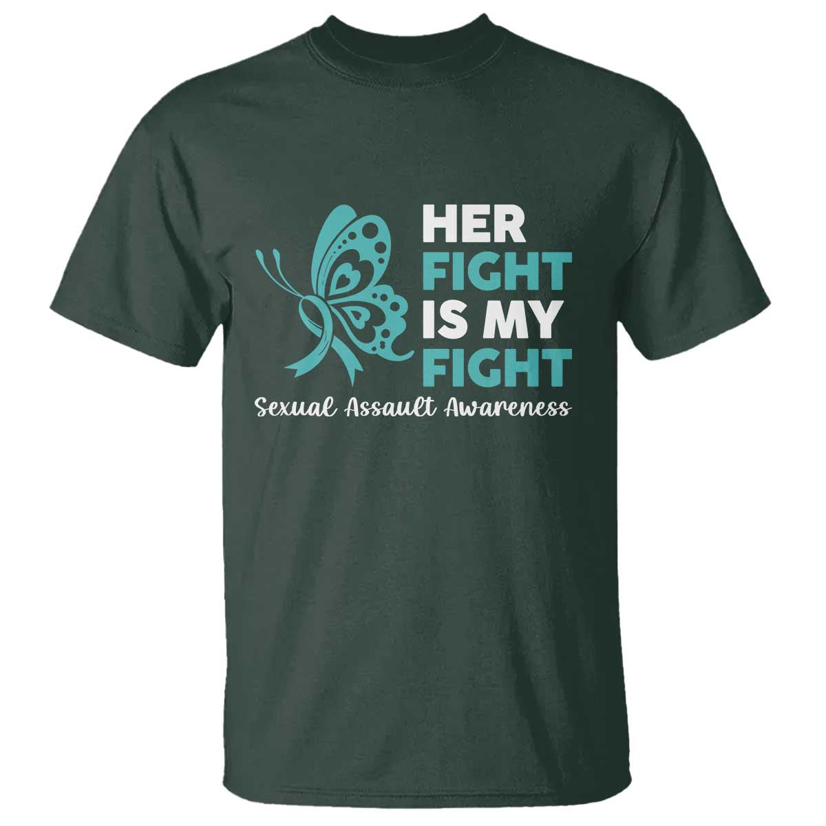 Sexual Assault Awareness T Shirt Her Fight is My Fight