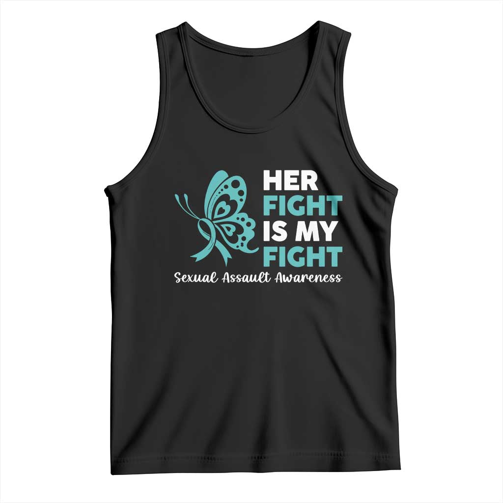 Sexual Assault Awareness Tank Top Her Fight is My Fight