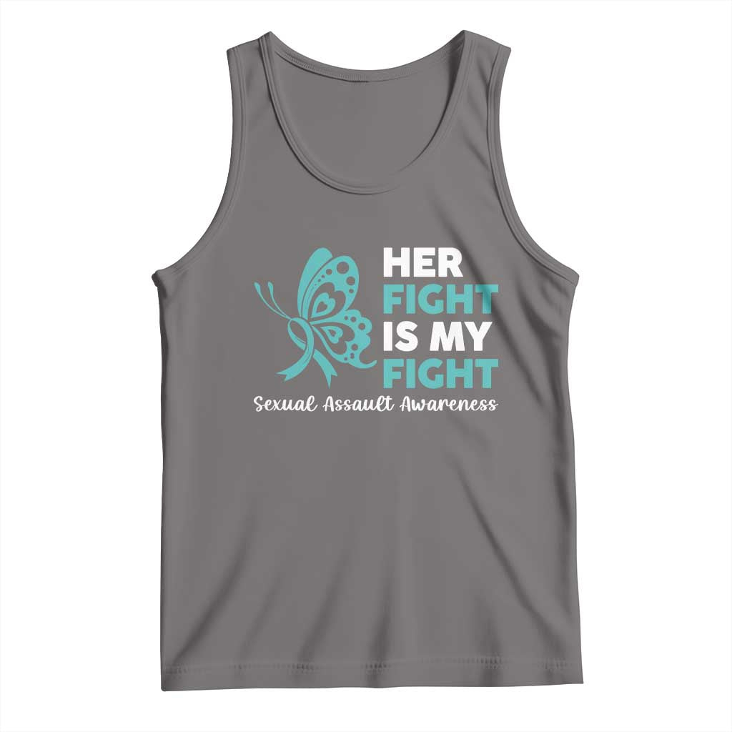 Sexual Assault Awareness Tank Top Her Fight is My Fight