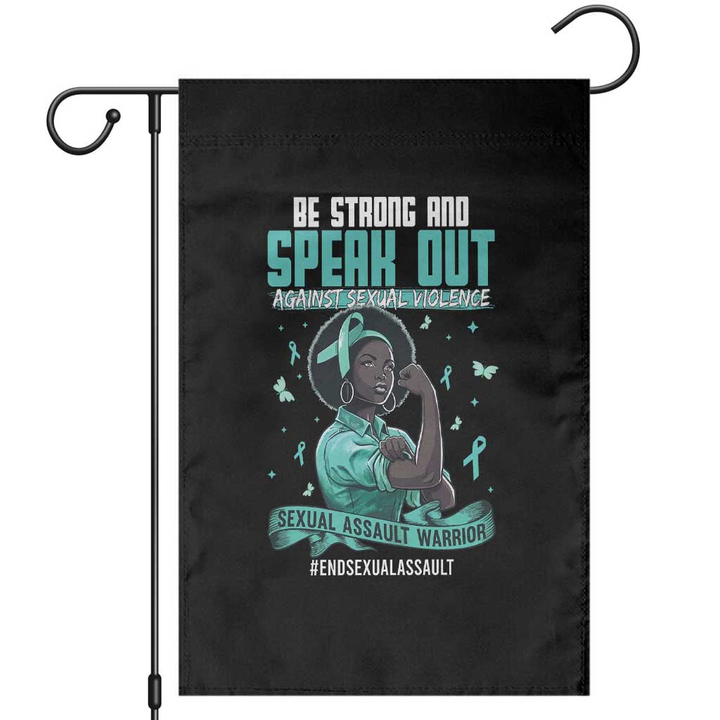Sexual Assault Awareness Garden Flag Support African Women Stop Sexual Abuse Awareness