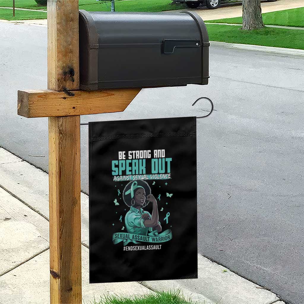 Sexual Assault Awareness Garden Flag Support African Women Stop Sexual Abuse Awareness