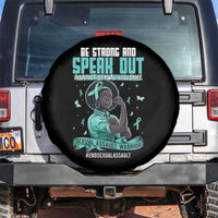 Sexual Assault Awareness Spare Tire Cover Support African Women Stop Sexual Abuse Awareness
