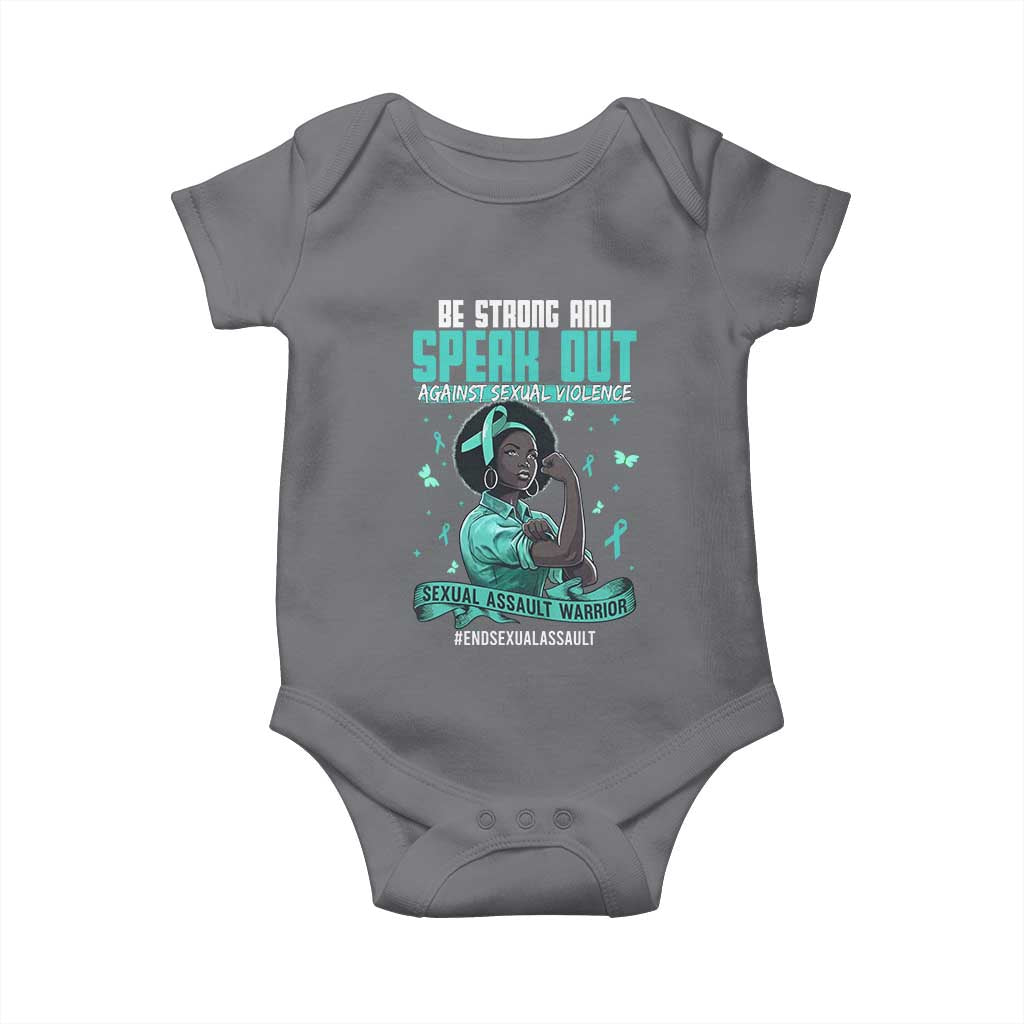 Sexual Assault Awareness Baby Onesie Support African Women Stop Sexual Abuse Awareness