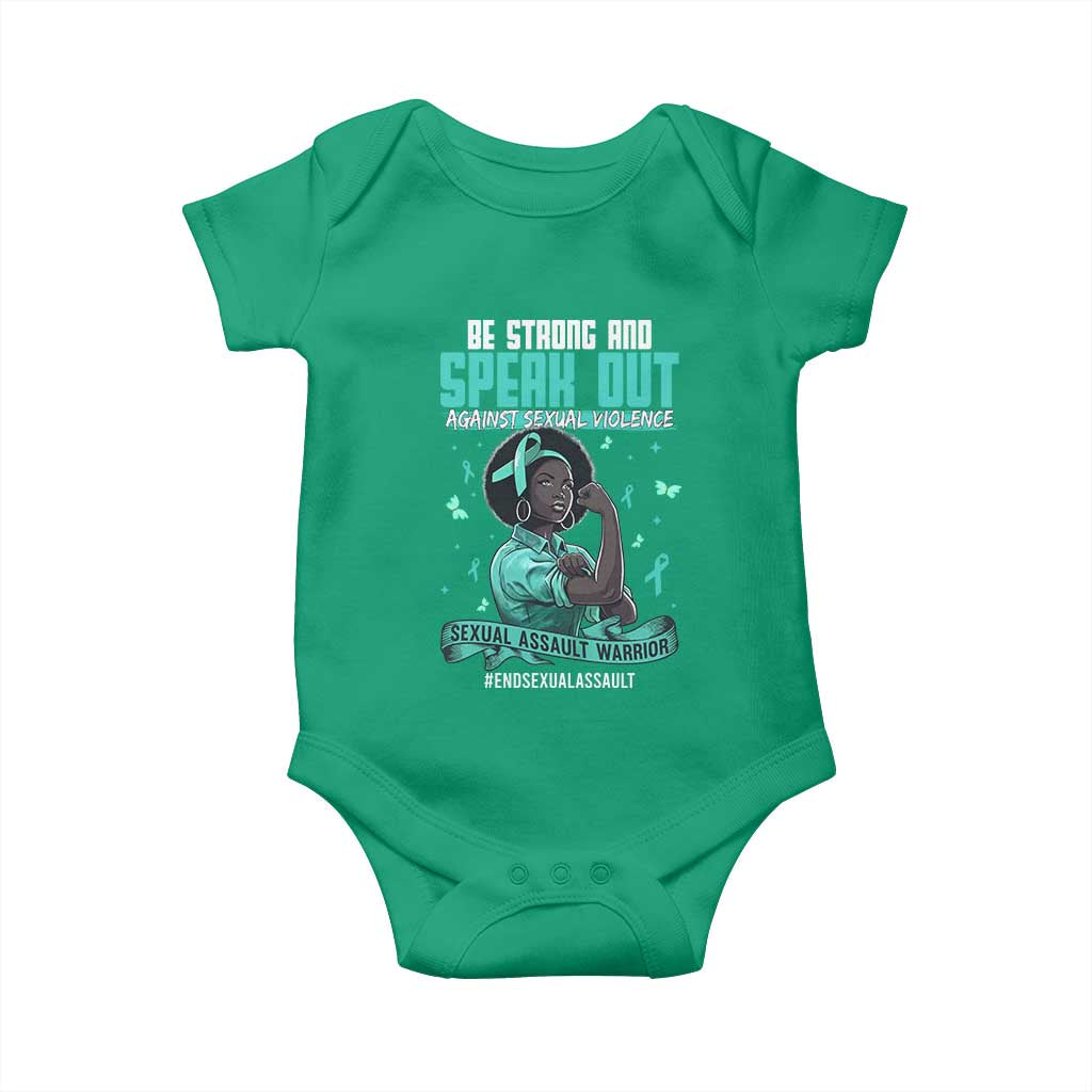 Sexual Assault Awareness Baby Onesie Support African Women Stop Sexual Abuse Awareness