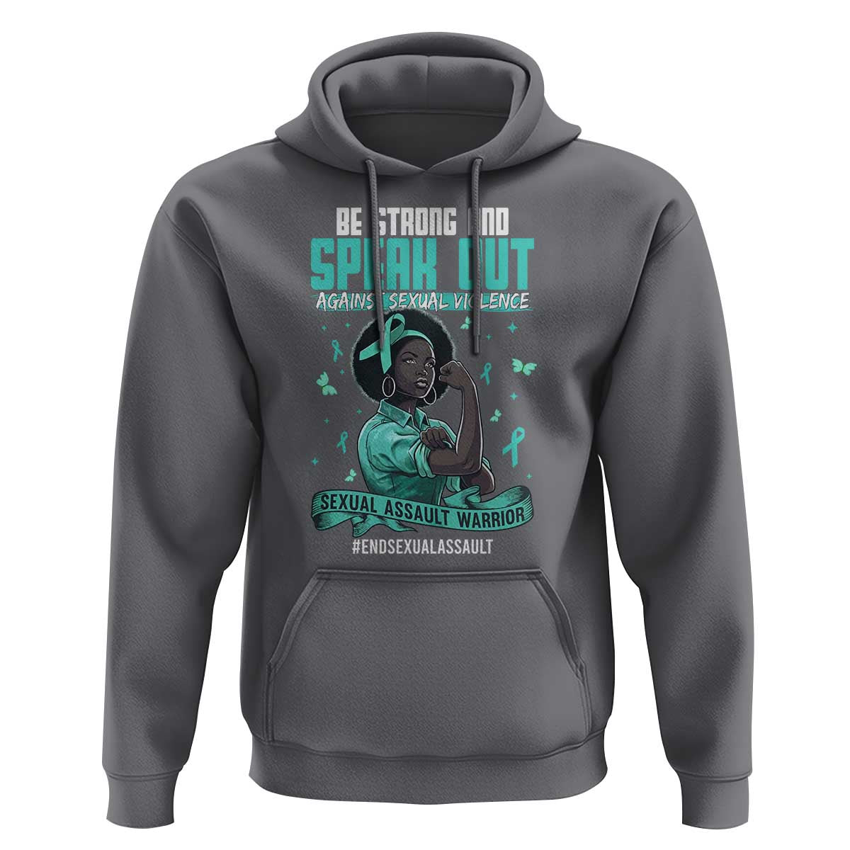 Sexual Assault Awareness Hoodie Support African Women Stop Sexual Abuse Awareness