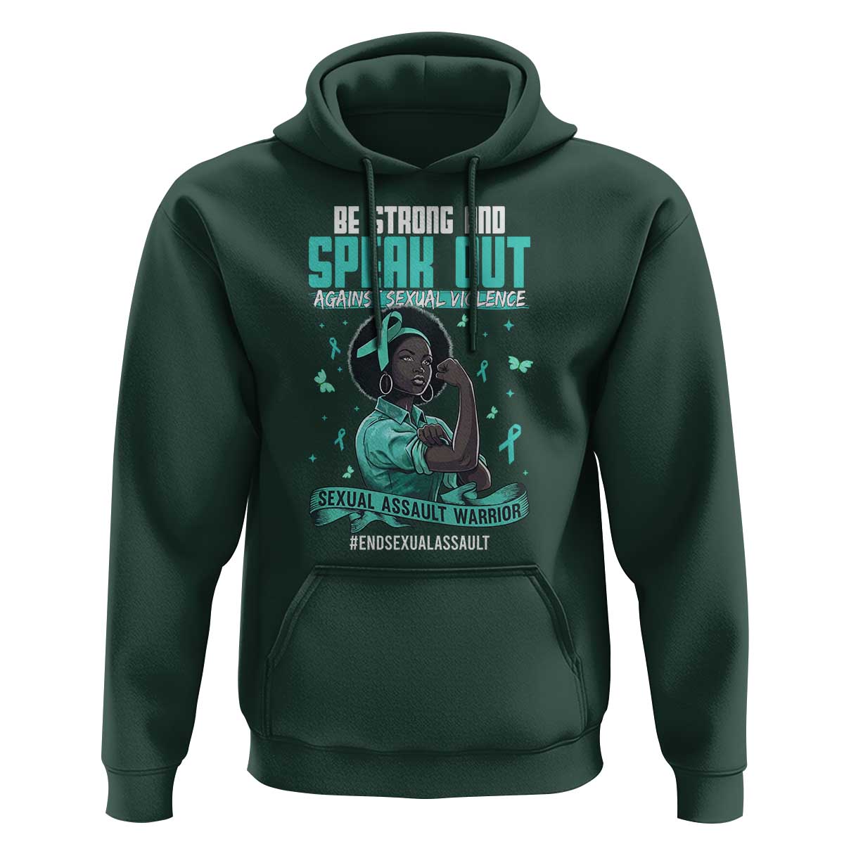 Sexual Assault Awareness Hoodie Support African Women Stop Sexual Abuse Awareness