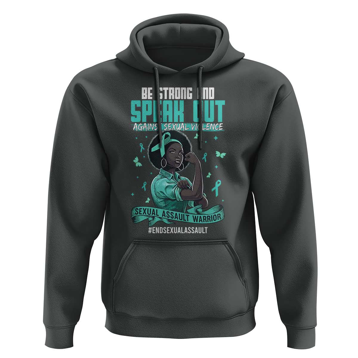 Sexual Assault Awareness Hoodie Support African Women Stop Sexual Abuse Awareness