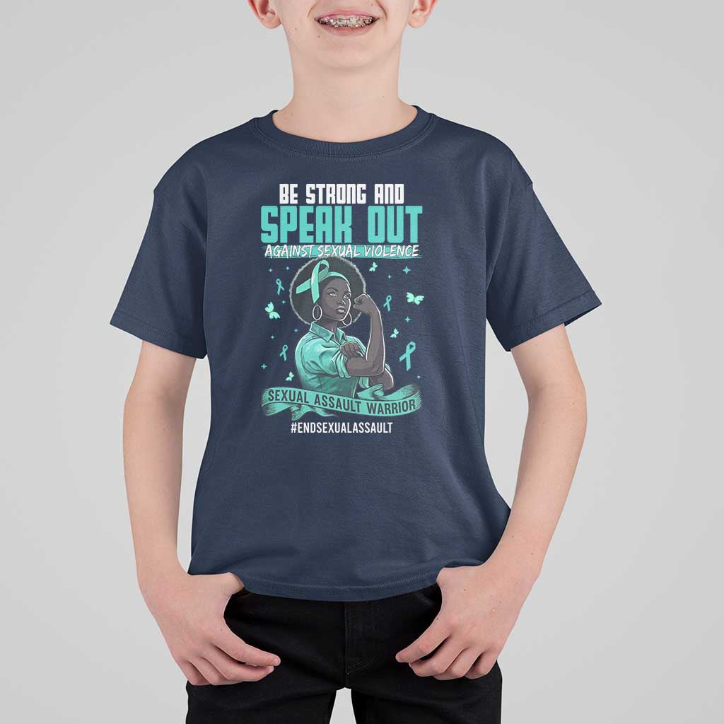 Sexual Assault Awareness T Shirt For Kid Support African Women Stop Sexual Abuse Awareness