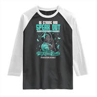 Sexual Assault Awareness Raglan Shirt Support African Women Stop Sexual Abuse Awareness