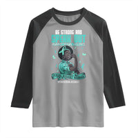 Sexual Assault Awareness Raglan Shirt Support African Women Stop Sexual Abuse Awareness