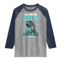 Sexual Assault Awareness Raglan Shirt Support African Women Stop Sexual Abuse Awareness