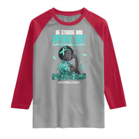 Sexual Assault Awareness Raglan Shirt Support African Women Stop Sexual Abuse Awareness