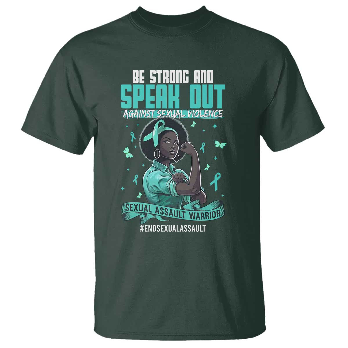 Sexual Assault Awareness T Shirt Support African Women Stop Sexual Abuse Awareness