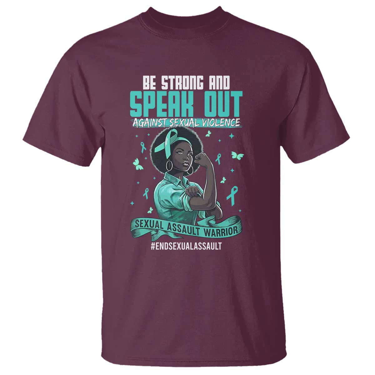 Sexual Assault Awareness T Shirt Support African Women Stop Sexual Abuse Awareness
