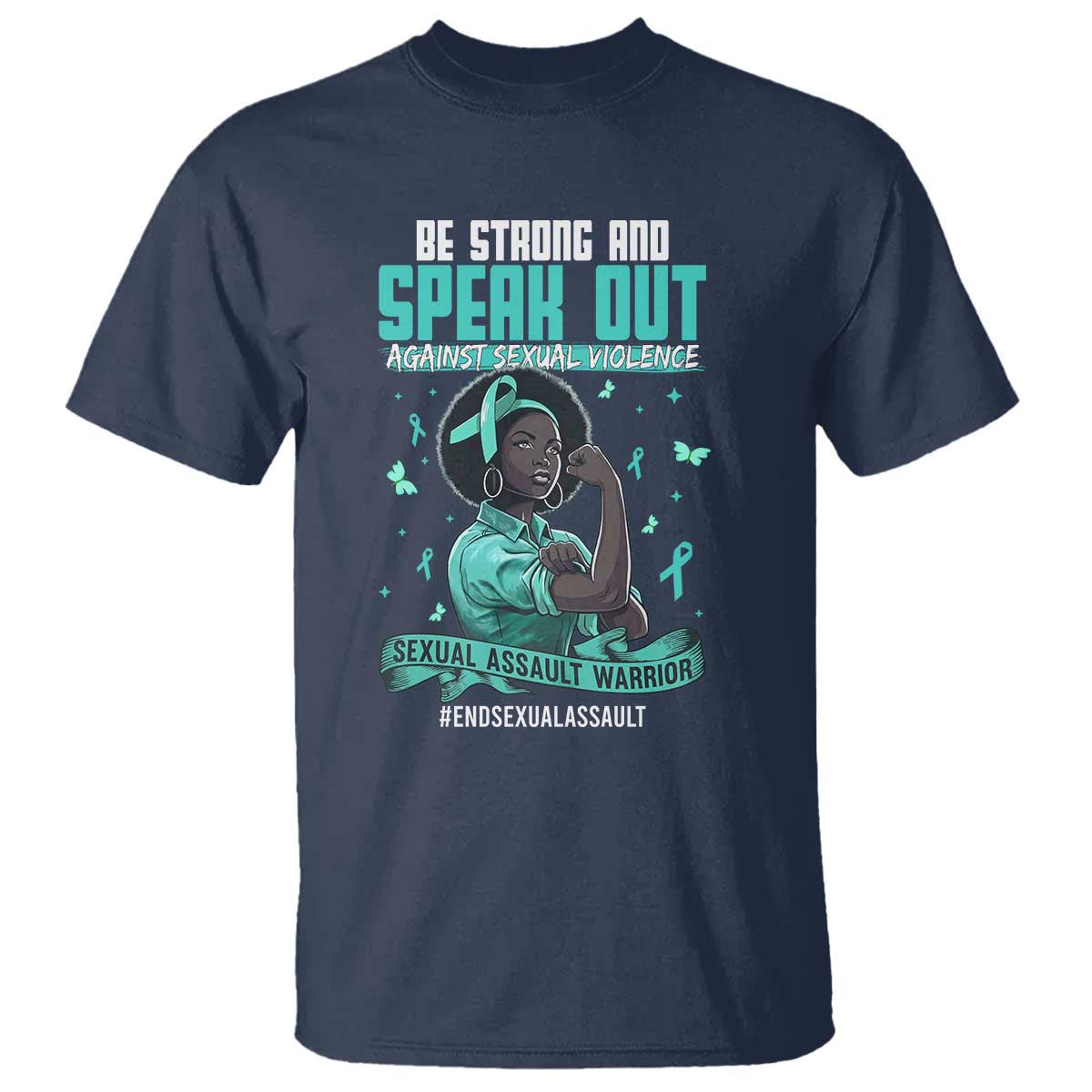 Sexual Assault Awareness T Shirt Support African Women Stop Sexual Abuse Awareness