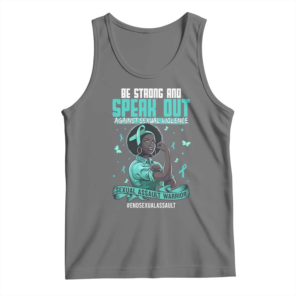 Sexual Assault Awareness Tank Top Support African Women Stop Sexual Abuse Awareness