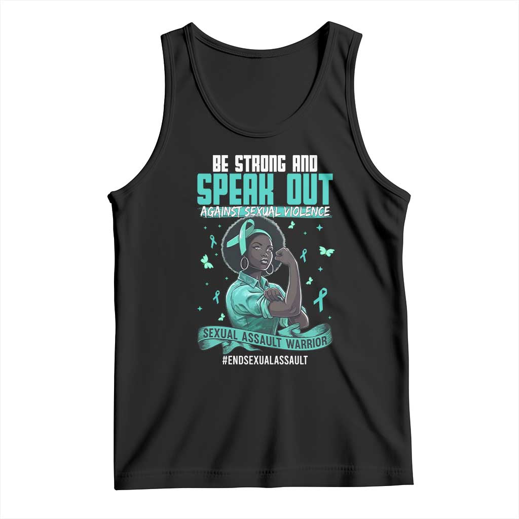 Sexual Assault Awareness Tank Top Support African Women Stop Sexual Abuse Awareness