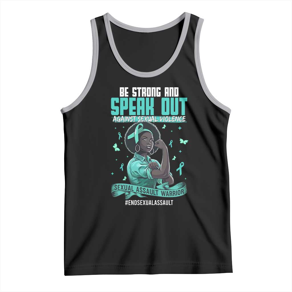 Sexual Assault Awareness Tank Top Support African Women Stop Sexual Abuse Awareness