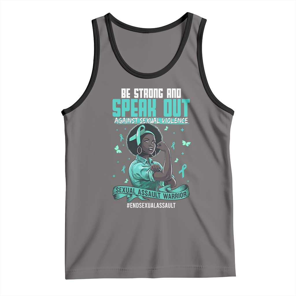 Sexual Assault Awareness Tank Top Support African Women Stop Sexual Abuse Awareness