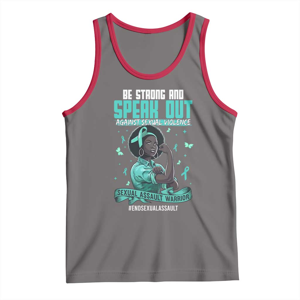 Sexual Assault Awareness Tank Top Support African Women Stop Sexual Abuse Awareness