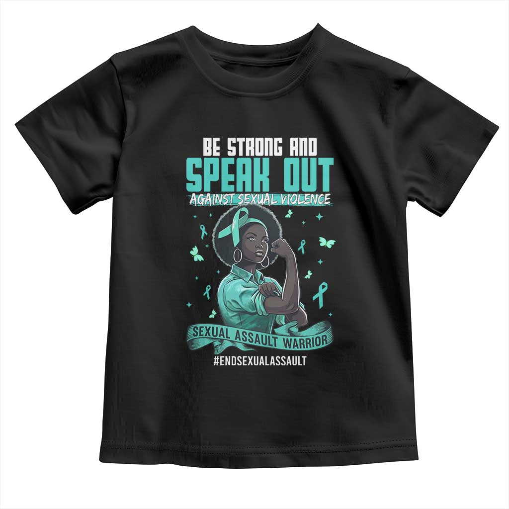 Sexual Assault Awareness Toddler T Shirt Support African Women Stop Sexual Abuse Awareness
