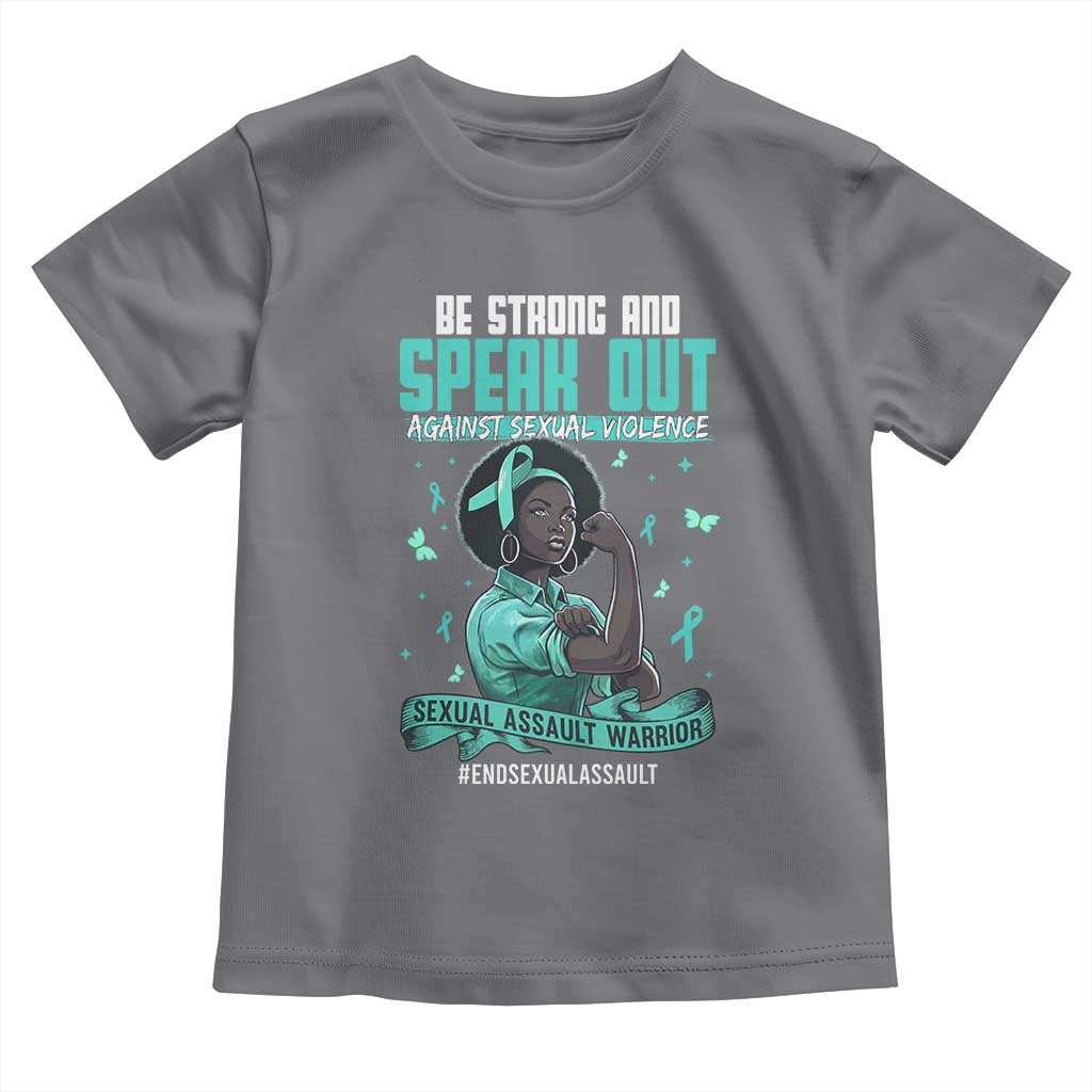 Sexual Assault Awareness Toddler T Shirt Support African Women Stop Sexual Abuse Awareness