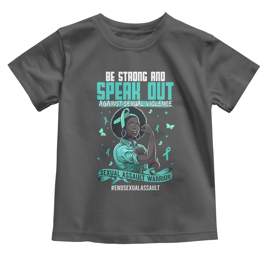 Sexual Assault Awareness Toddler T Shirt Support African Women Stop Sexual Abuse Awareness