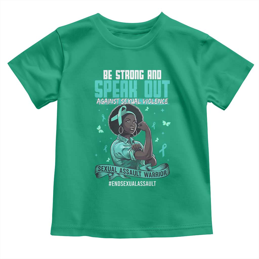 Sexual Assault Awareness Toddler T Shirt Support African Women Stop Sexual Abuse Awareness