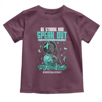 Sexual Assault Awareness Toddler T Shirt Support African Women Stop Sexual Abuse Awareness