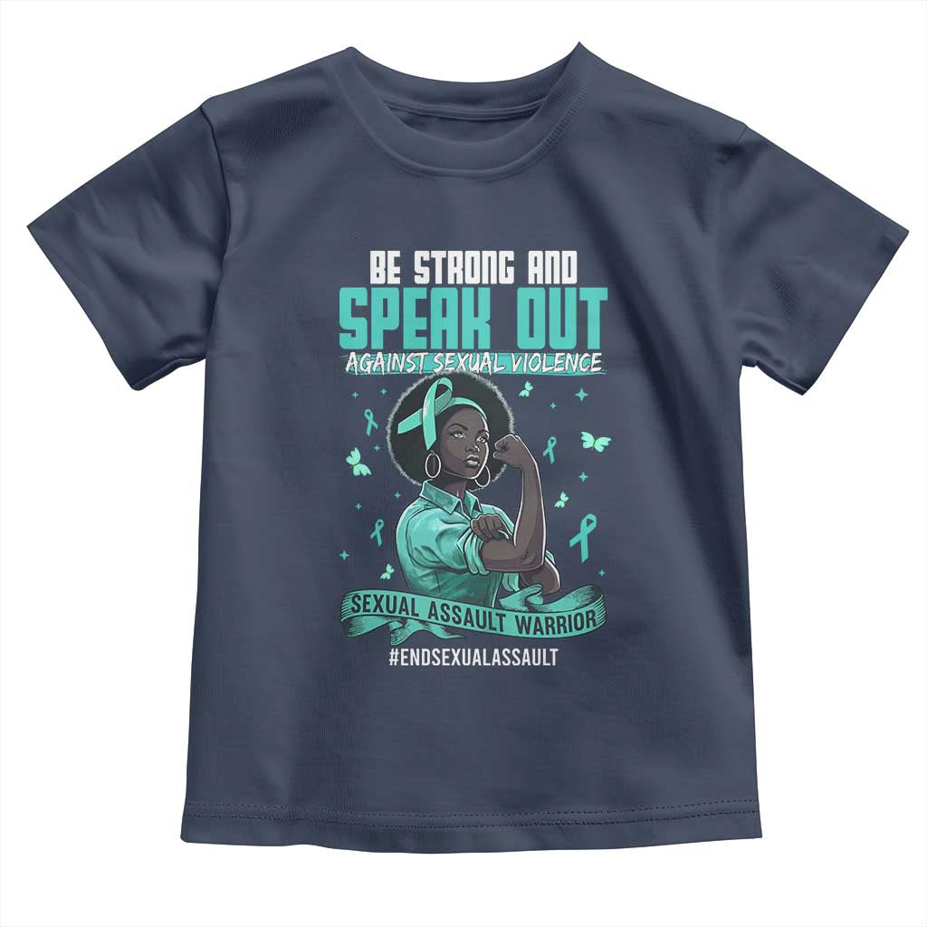 Sexual Assault Awareness Toddler T Shirt Support African Women Stop Sexual Abuse Awareness