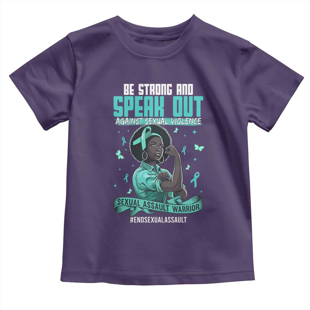 Sexual Assault Awareness Toddler T Shirt Support African Women Stop Sexual Abuse Awareness