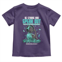 Sexual Assault Awareness Toddler T Shirt Support African Women Stop Sexual Abuse Awareness
