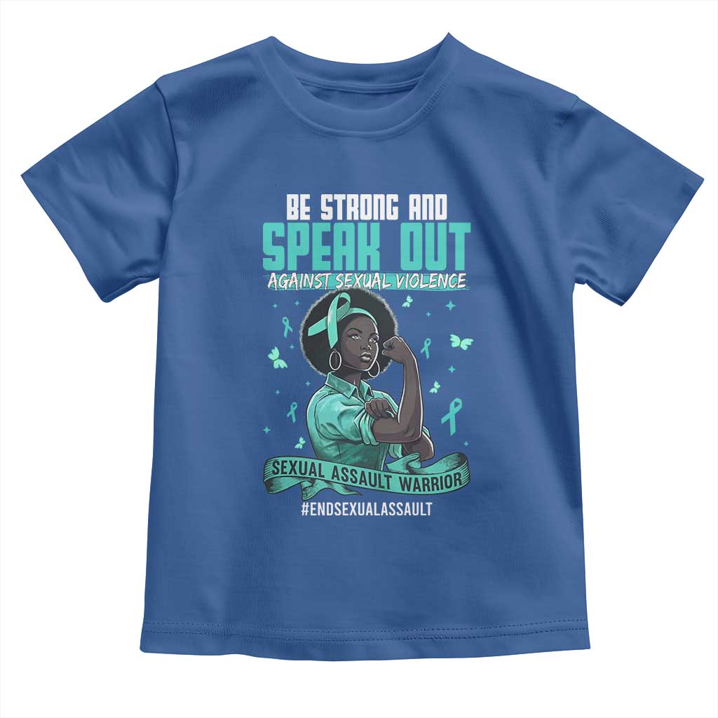 Sexual Assault Awareness Toddler T Shirt Support African Women Stop Sexual Abuse Awareness