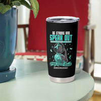 Sexual Assault Awareness Tumbler Cup Support African Women Stop Sexual Abuse Awareness