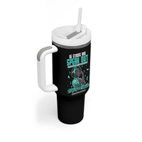 Sexual Assault Awareness Tumbler With Handle Support African Women Stop Sexual Abuse Awareness