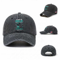 Sexual Assault Awareness Washed Cotton Baseball Cap Support African Women Stop Sexual Abuse Awareness