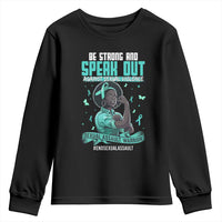 Sexual Assault Awareness Youth Sweatshirt Support African Women Stop Sexual Abuse Awareness
